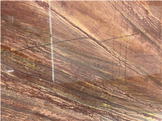 Mirage Red Quartzite Slabs For Wall Decor