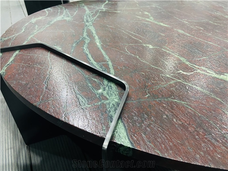 Moulin Rouge Quartzite Leather Surface Coffee Table