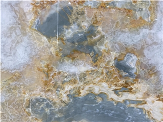 Onice Glaciale Slabs Polished Surface