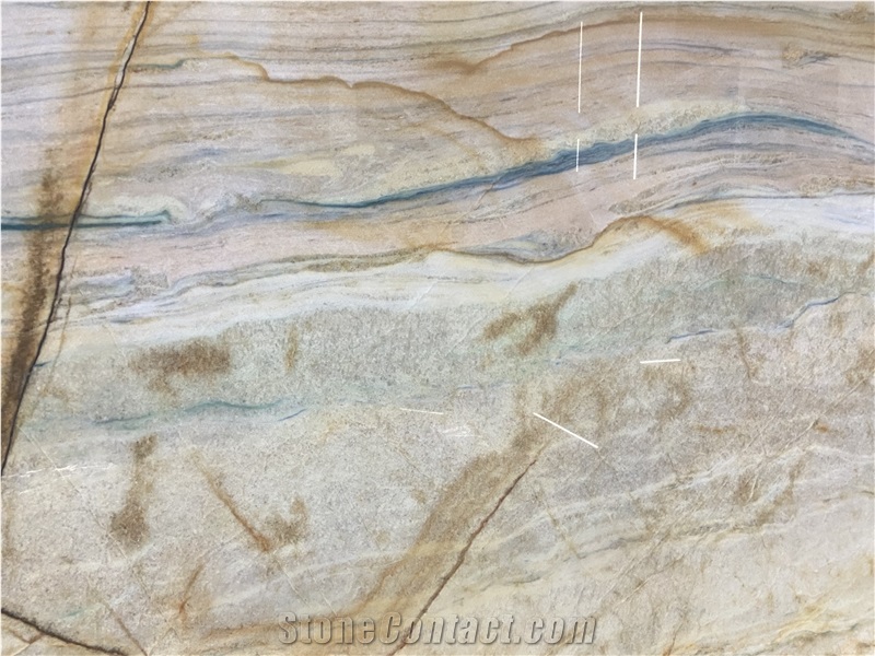 Picasso Silver Quartzite For Kitchen Countertops Slabs