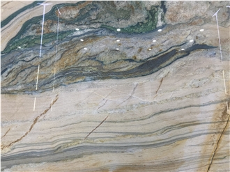 Picasso Silver Quartzite For Kitchen Countertops Slabs