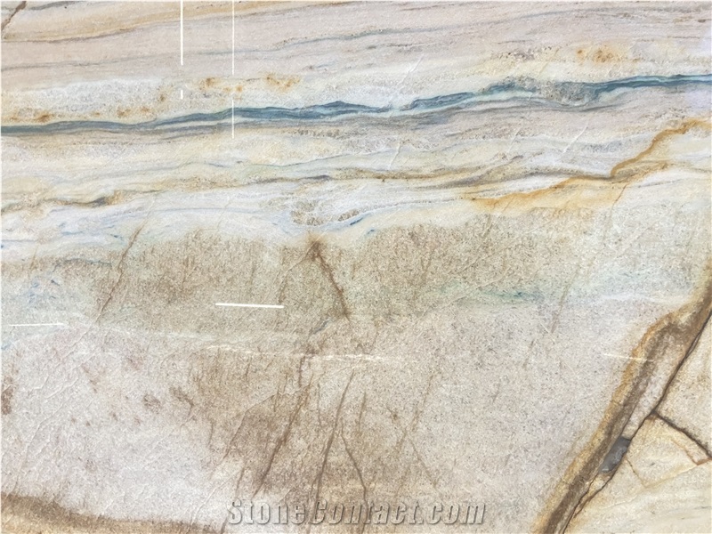 Picasso Silver Quartzite For Kitchen Countertops Slabs