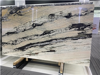 Prada Gold Quartzite Slabs In Polished Surface
