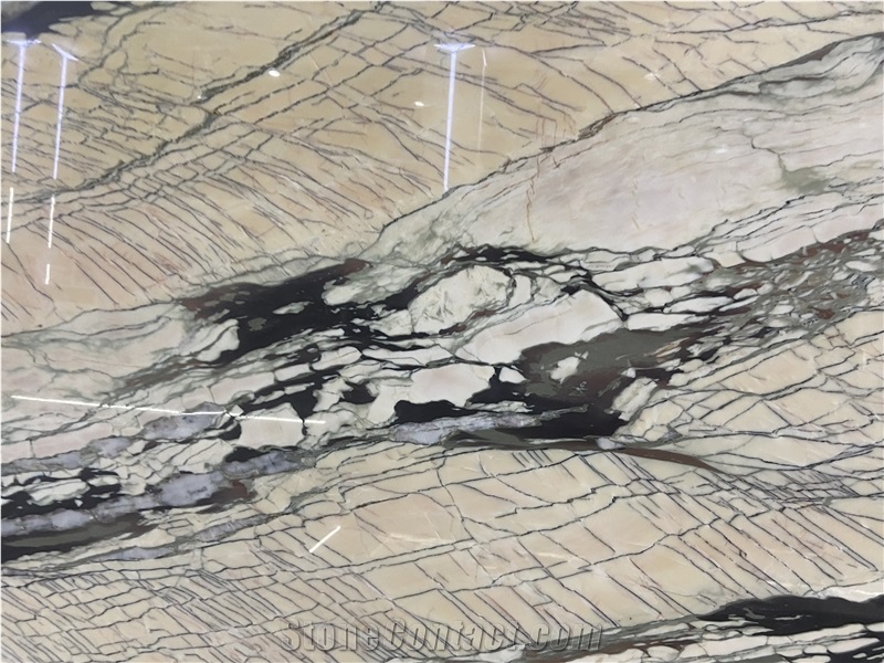 Prada Gold Quartzite Slabs In Polished Surface