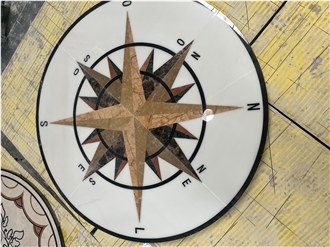 Round Flooring Marble Medallions