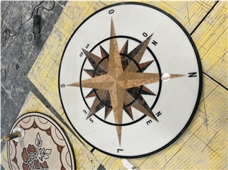 Round Flooring Marble Medallions