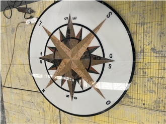 Round Flooring Marble Medallions