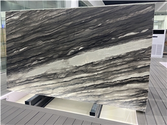 Sequoia Brown Marble Slabs Polished Surface