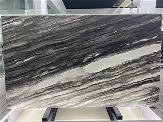 Sequoia Brown Marble Slabs Polished Surface