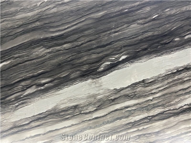 Sequoia Brown Marble Slabs Polished Surface