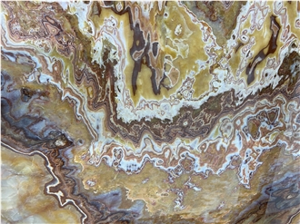 Tiger Onyx Slabs For Hotel Bathroom Flooring And Wall