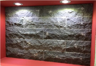 Black Basalt Split Wall Stone