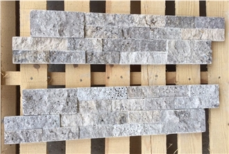 Travertine Ledger Panel Split Wall Stone