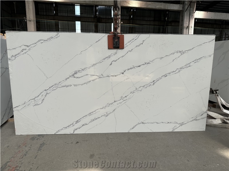 8156 White Quartz Slabs