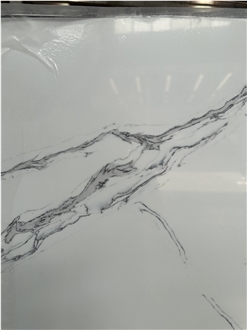 8156 White Quartz Slabs