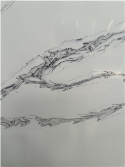 8156 White Quartz Slabs