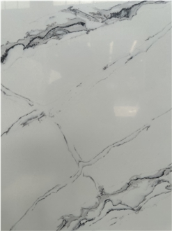 8156 White Quartz Slabs