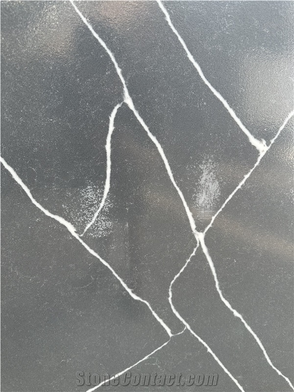 V318-1 Calacatta Engineered  Artificial Stone Quartz Tiles