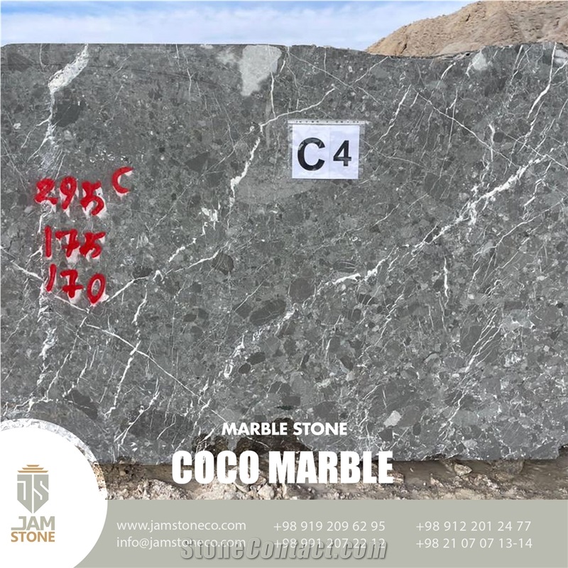 Coco Grey Marble Blocks
