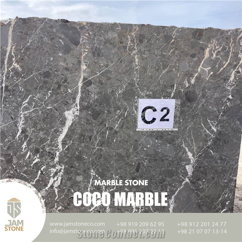 Coco Grey Marble Blocks
