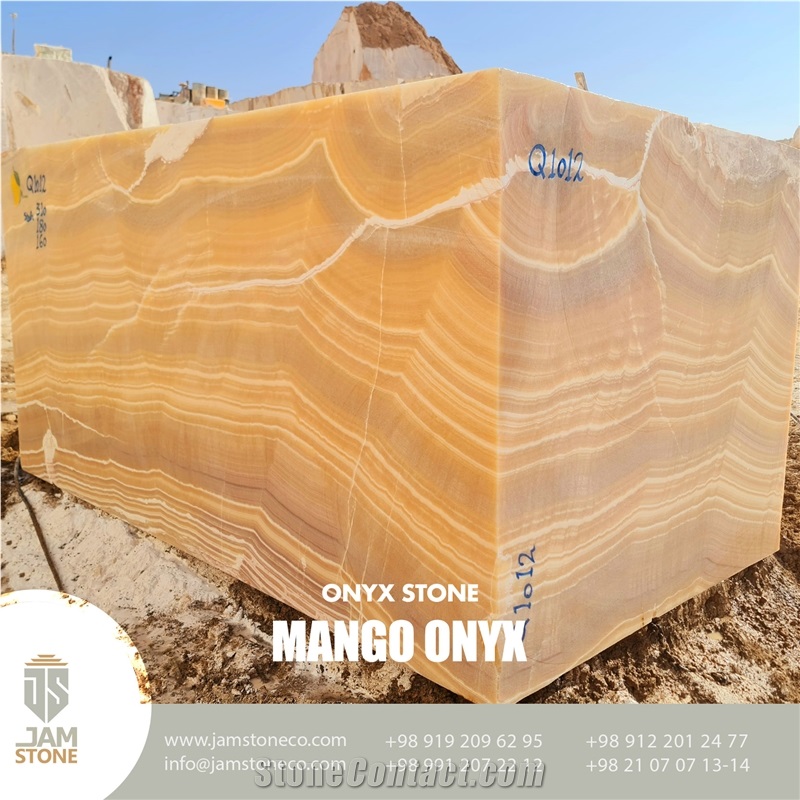 Lg Extra Orange Onyx Blocks