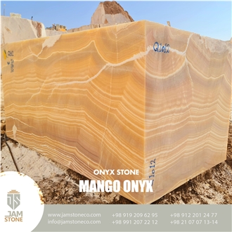 Lg Extra Orange Onyx Blocks
