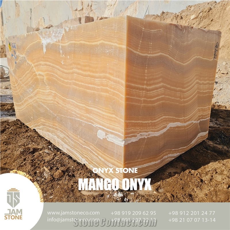Lg Extra Orange Onyx Blocks