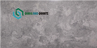 Bacterial Colony Texture Resistant Calacatta Quartz Slabs
