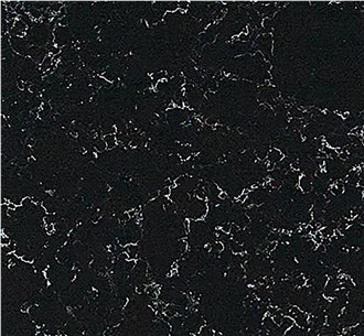 Black Crystal Panel Calacatta Artificial Stone Slabs
