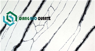 Black Striped Smooth Artificial Solid Surface Slabs Black Striped Smooth Artificial Solid Surface Slabs