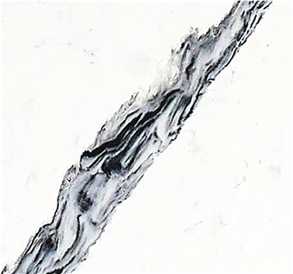 Black Striped Smooth Artificial Solid Surface Slabs