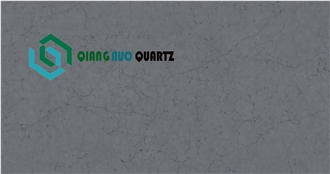 Cement Bricks With Gray Texture Calacatta Quartz Slabs