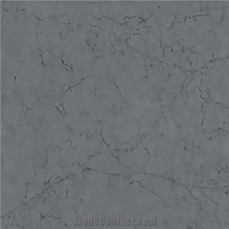 Cement Bricks With Gray Texture Calacatta Quartz Slabs