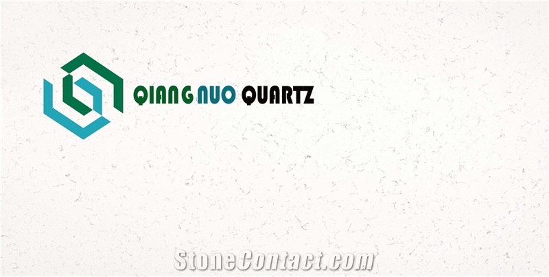Chaotic Texture White Fire-Resistant Calacatta Quartz Slabs