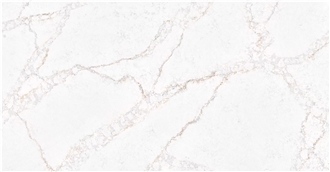 Cloud Clear Flow Calacatta Quartz Polishing Artificial Stone Slabs