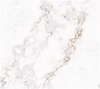 Cloud Clear Flow Calacatta Quartz Polishing Artificial Stone Slabs
