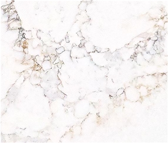Cloud Clear Flow Calacatta Quartz Polishing Artificial Stone Slabs