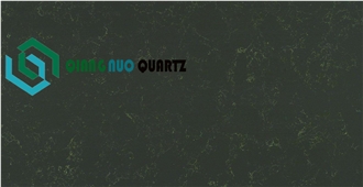 Dark Green High-End Dirt Resistant Calacatta Quartz Slabs