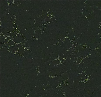 Dark Green High-End Dirt Resistant Calacatta Quartz Slabs