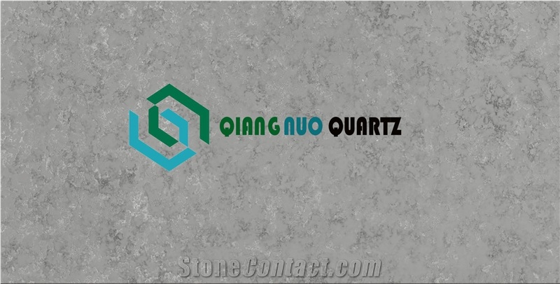 Dark Grey Fireproof Calacatta Quartz Kitchen Countertop