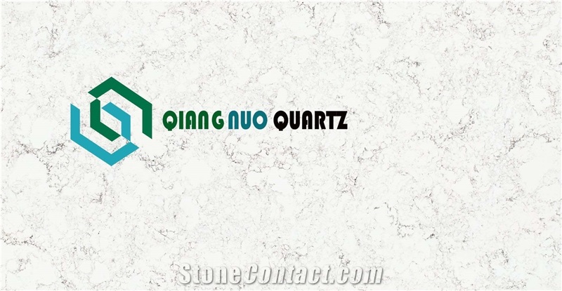 Fine Black Gold Texture Polished Calacatta Quartz Slabs