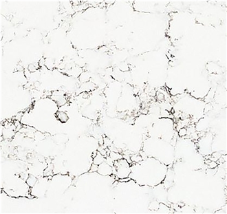 Fine Black Gold Texture Polished Calacatta Quartz Slabs