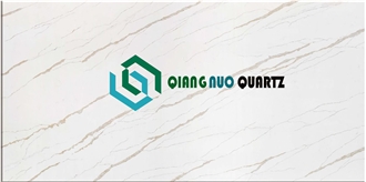 Golden Diagonal Quartz Slab Project Kitchen Countertop