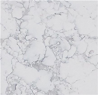 Gray Cotton Pattern Calacatta Artificial Stone Slabs