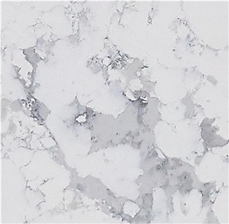 Gray Cotton Pattern Calacatta Artificial Stone Slabs