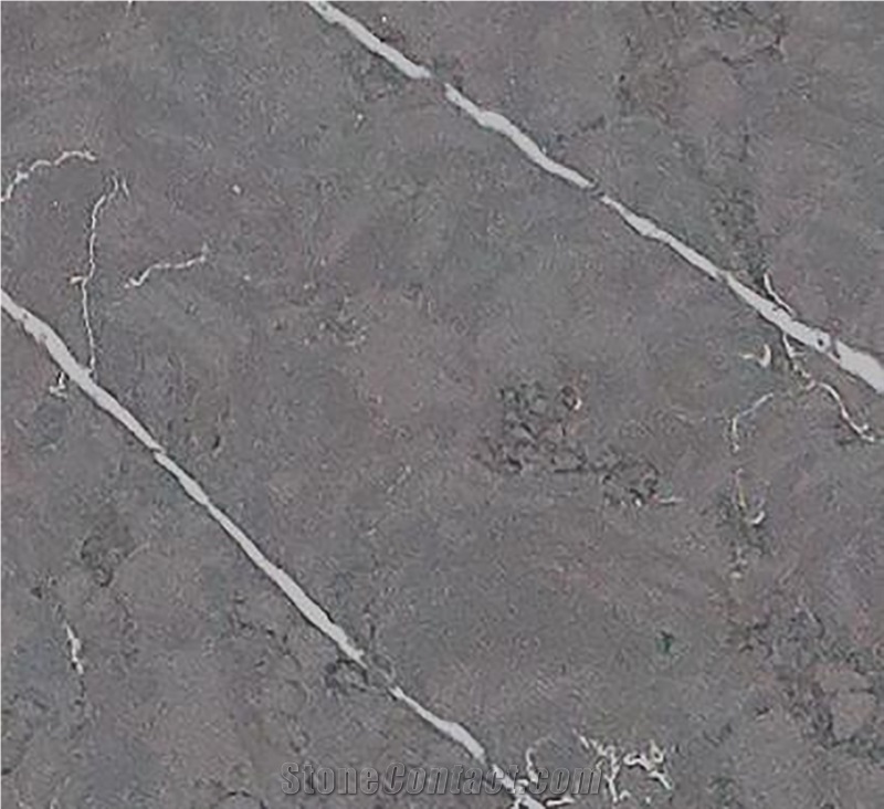 Gray Meteor Calacatta Polishing Cheap Artificial Stone Slabs