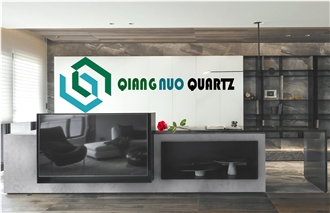 Gray Polished Dirt Resistant Calacatta Quartz Kitchen Countertop