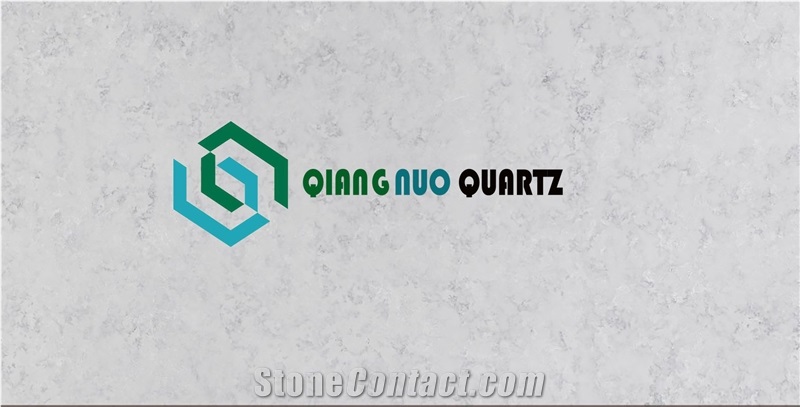 Gray Polished Dirt Resistant Calacatta Quartz Kitchen Countertop