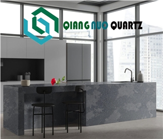 Guangdong Cement Gray Polished And Sturdy Kitchen Countertop