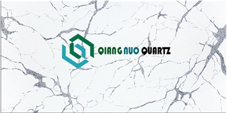 Ice Crack White Hard Quartz Prefab Kitchen Countertop